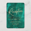 Recherche de vert et or mariage invitations Couple