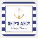 Recherche de rayures bleues blanches autocollants Ancre