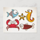 Recherche de animaux de mer cartes postales Créatures marines