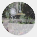 Zoek naar barsten stickers Glas