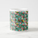 Recherche de turquoise vintage tasses Floral