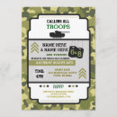 Recherche de réservoirs invitations Militaire