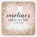 Recherche de robe de mariée autocollants Rose doré