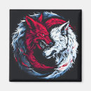 Recherche de de loup refrigérateur magnets Vintage
