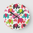 Recherche de éléphant de chambre enfant horloges Adorable