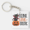 Recherche de chat noir de halloween porteclés Dessin