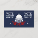 Recherche de candidat cartes visite Drapeau américain