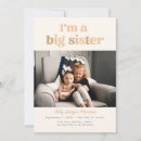 Recherche de deuxième bébé invitations Grande soeur
