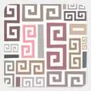 Recherche de lignes géométriques autocollants Coloré