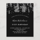 Recherche de birthday 21 posters Élégant