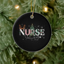 Recherche de infirmière drôle ornements Xmas