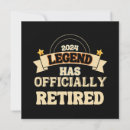 Recherche de légende invitations À la retraite