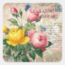 Recherche de vintage rose autocollants Floral