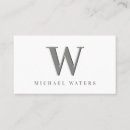 Recherche de logo argenté cartes visite Minimaliste