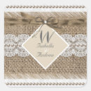 Recherche de burlap autocollants Toile de jute