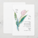 Recherche de rose de tulipe invitations Petite fille