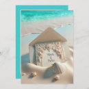 Recherche de de plage de sable mariage invitations Eau