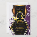 Recherche de purple and gold invitations Noir