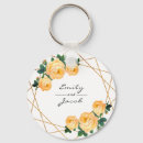 Recherche de impression florale porteclés Orange