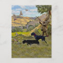 Recherche de perdrix cartes postales Chasse