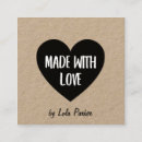 Recherche de crafters visitenkarten Pour elle