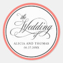 Recherche de coral autocollants Typographie