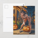 Recherche de déguisement cartes postales Citrouille lumineuse