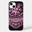 Recherche de dentelle rose iphone coques Féminin