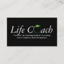 Recherche de coaching cartes visite Noir