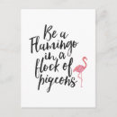 Zoek naar flamingo kaarten Typografie
