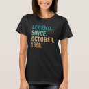 Recherche de légende 1968 tshirts Années