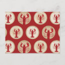 Recherche de homard rouge cartes postales Homards
