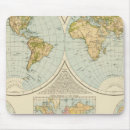 Recherche de hémisphères tapis souris Monde