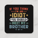 Recherche de idiots cartes visite Humour