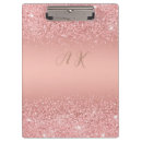 Recherche de monogramme moderne porte blocs Rose pâle