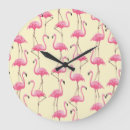 Zoek naar flamingo vogel klokken Illustratie