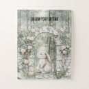 Recherche de lapin rose puzzles Floral