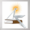 Zoek naar vrijmetselaars posters Symbool