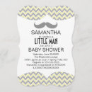 Recherche de coup moustache invitations Moderne
