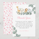 Recherche de zoo remerciements cartes Baby shower