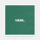 Recherche de votre texte ici serviettes Monogramme