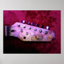 Recherche de guitare électrique posters Rouge