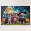 Recherche de chien drôle puzzles Halloween