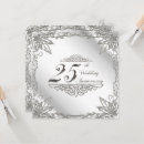 Recherche de 25 ans mariage cartes invitations 25e
