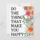 Recherche de chose à faites vœux cartes Typographie