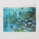 Recherche de étang de lis cartes postales Monet
