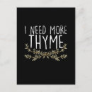 Recherche de thym cartes postales Cuisine