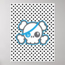 Recherche de crâne kawaii posters Halloween