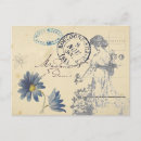Recherche de fleur rose vintage cartes postales Collage