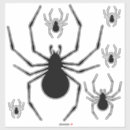 Recherche de araignée de veuve noire autocollants Arachnide